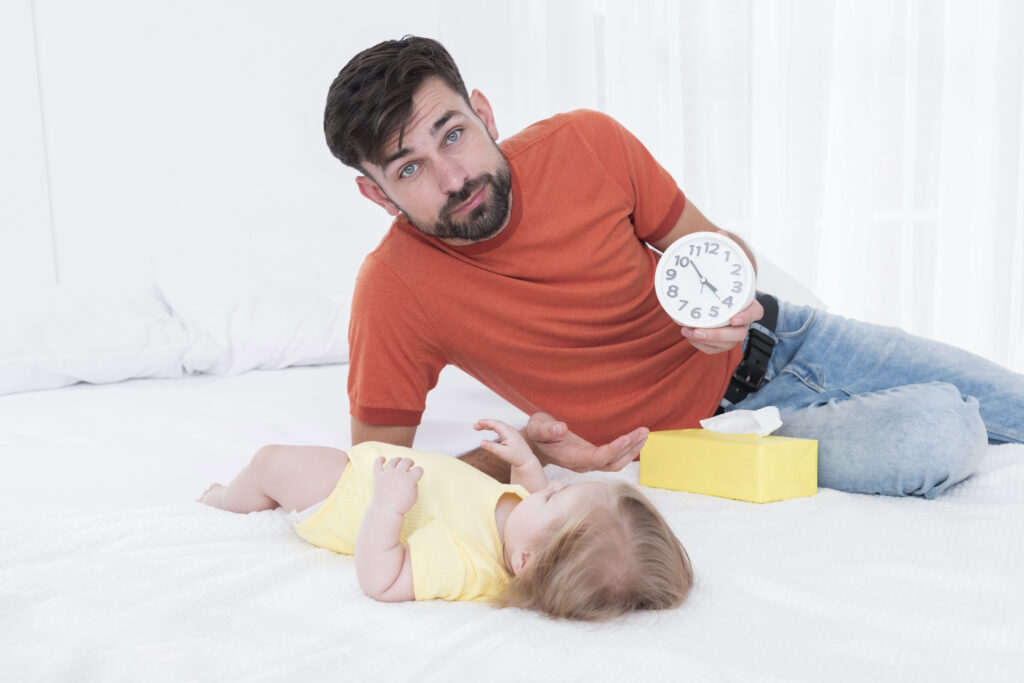 Bond between father and baby